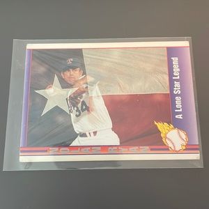 Nolan Ryan “Lone Star Legend” Collector Card 1991 Pacific #100